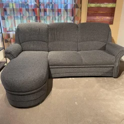 Ecksofa Aachen Stoff Q2 Uni Stein Grau