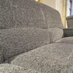 Ecksofa Aachen Stoff Q2 Uni Stein Grau