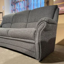 Ecksofa Aachen Stoff Q2 Uni Stein Grau