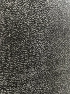 Ecksofa Akito Leder Crazy Nubuk 2510 73 Graphit Grau Plateau Räuchereiche Winkelfuß Stahl Schwarz Matt