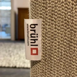 Ecksofa Alba Stoff 3360 Beige Mit Klappbaren Armteilen