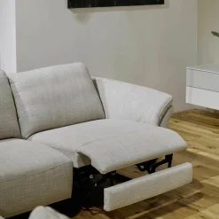 Ecksofa Barcley Stoff City 4 Grau Füße Schwarz Mit Relaxfunktion