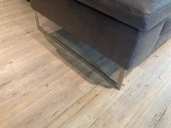 Ecksofa Barolo Stoff Relax 66 Graphite Grau mit 2 Kopfstützen