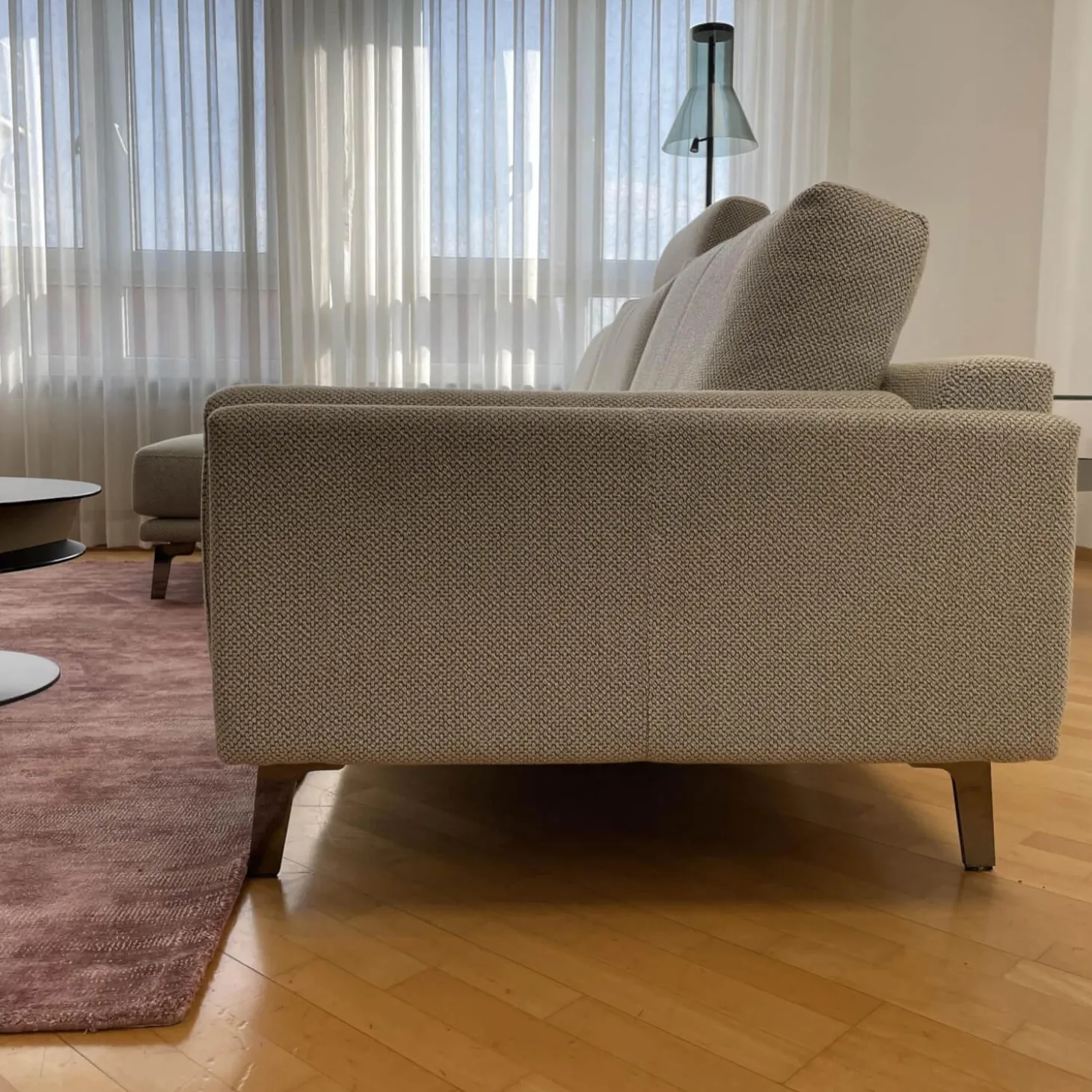 Ecksofa Bellice Stoff Apollo Star 26931 Grau