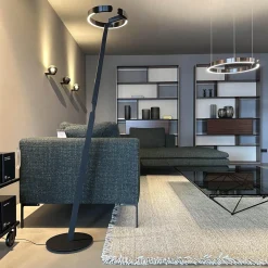 Ecksofa Charles Large Stoff Super Sirte Kieferngrün Füße Aluminium Schwarz Verchromt Lackiert