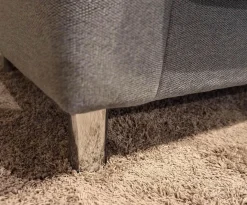 Ecksofa Classics CL500 Stoff 18 2022.80 Grau mit Kopfstütze