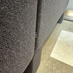 Ecksofa Conseta Stoff 9168 Anthrazit Gestell Anthrazit Mit Stoff Bezogen Mit Kissen Und Kopfstütze