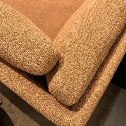 Ecksofa Conseta Stoff 8202 Rost Orange Schmalfuß Orange Inklusive Kopfstütze