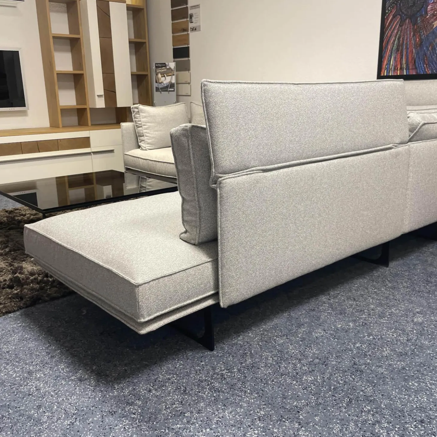 Ecksofa Cube Air Bezug Mara IP1763-181 Cube Lounge Parsolgrau