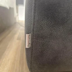 Ecksofa Deno PL Leder W9 Schwarz Füße Metall Schwarz Mit Relaxmotor