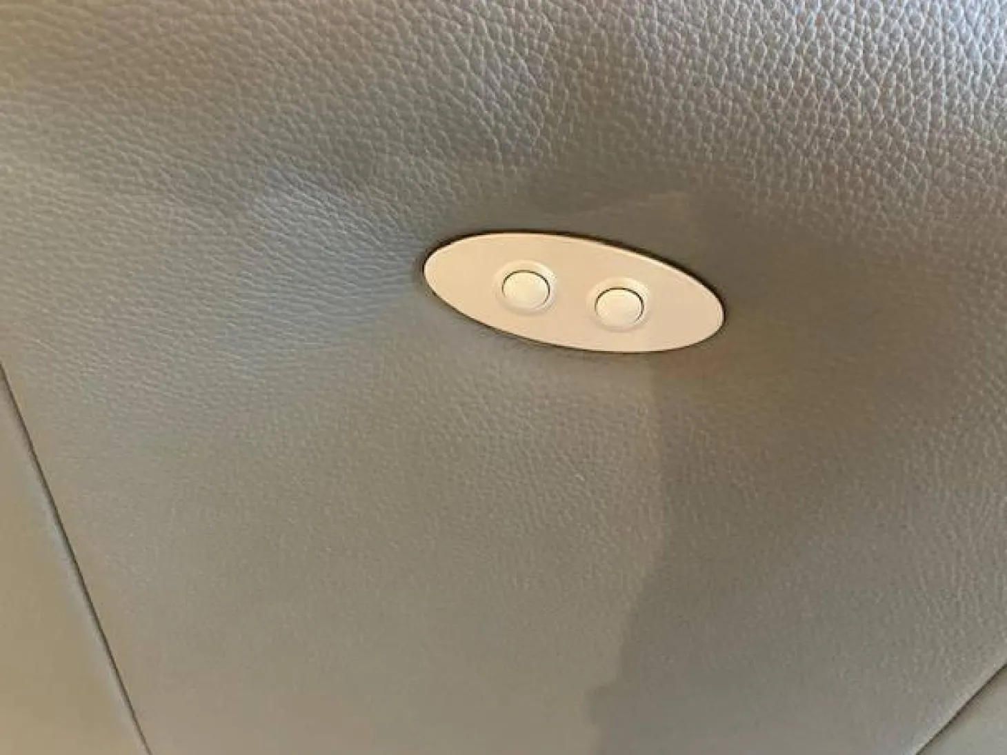 Ecksofa Denver Leder W2 Anthrazit Grau