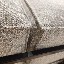 Ecksofa Easy Pieces Stoff 24 0090 Grau Gestell Schwarz