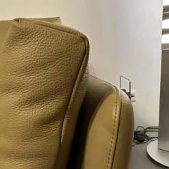 Ecksofa Enna Leder 17882 Ceras 8290 Argile Füße Epoxy E2200 Nuit Silk