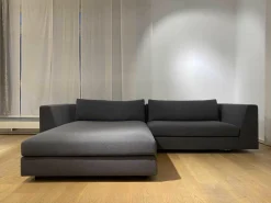 Ecksofa Exclusif Stoff B Unik Ardoise Grau