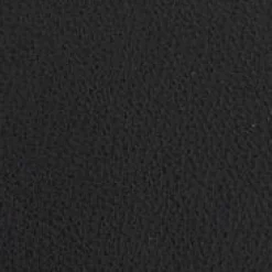 Ecksofa Francis Leder C Classic Crow Schwarz Metallkufe Nickel Satiniert Edelstahloptik