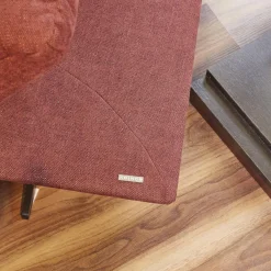 Ecksofa Francis Stoff 10 Impression 49 Metallkufe Pulverbeschichtet Matt Schwarz