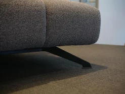 Ecksofa Garnitur WK 515 Joker Stoff Cosmo Anthrazit Light Mit 360 Grad Verstellbarer Rückenkissen