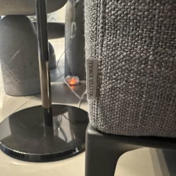 Ecksofa Jaan Living Stoff Bora 7748 Slate Grau Fuß Schwarz Matt Pulverbeschichtet Inklusive Kissen