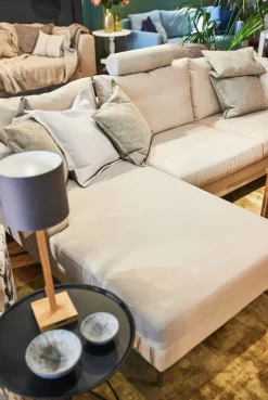 Ecksofa Little Makaha Stoff B Luxury 16 Fuß Metall Verchromt