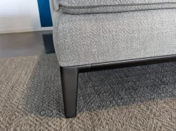 Ecksofa Lucrezia Soft Stoff Solaris 300 Tortora Beige mit 5 Kissen