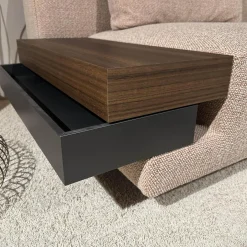 Ecksofa Marteen Stoff ZF673 Rosa Untergestell Zinn mit Couchtisch