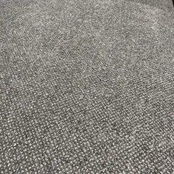 Ecksofa Neapel Stoff 5802 084 Quarz Hellgrau Federkern Füße Metall Mit Dekokissen