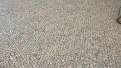 Ecksofa Perry Stoff Elettra 202 Grau Keder Gros Grain 142 Grau Braun Füße Silber Inklusive Kissen