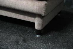 Ecksofa Picco Stoff Amane AC Malve Beige Braun mit Armlehnenverstellung