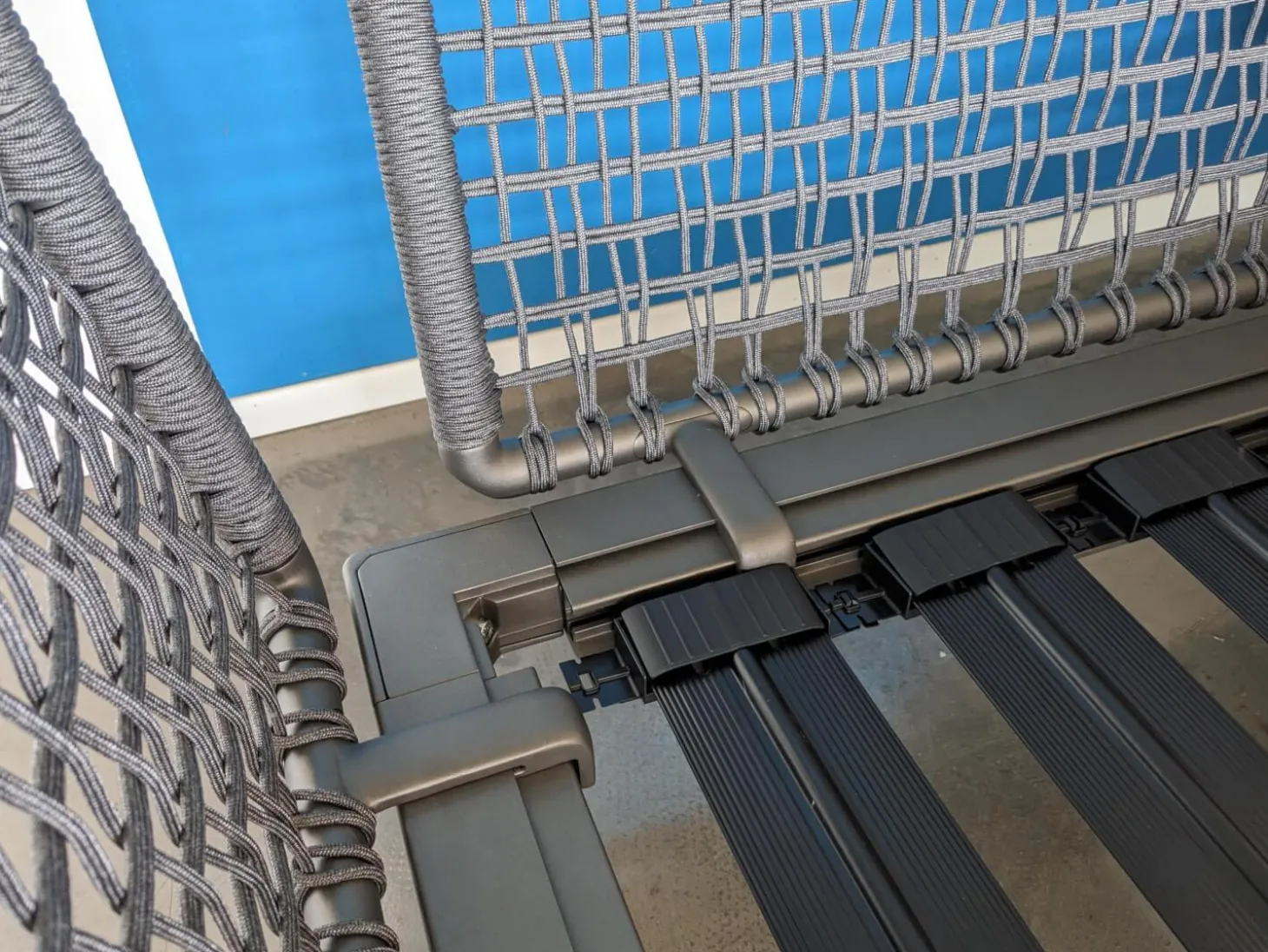 Ecksofa Ribes Outdoor Stoff Elisir Nature mit 7 Kissen