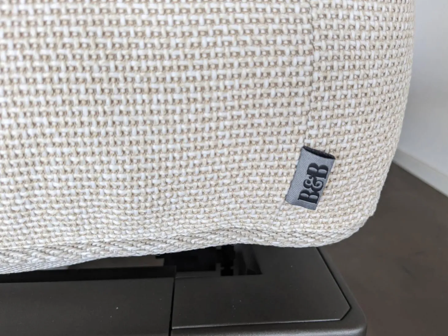 Ecksofa Ribes Outdoor Stoff Elisir Nature mit 7 Kissen