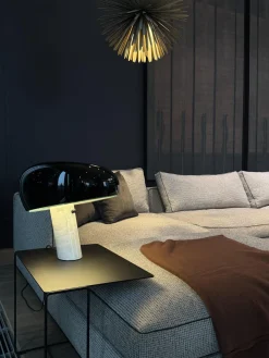 Ecksofa Richard Stoff Lieso Pied De Poule Graun Und 315 Braun Profil Stoff Ballano Schiefer Füße Metall Schwarz Verchromt Und Lackiert Inklusive 3 Rückenkissen