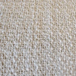 Ecksofa Roger Suite Spring Stoff Natte 01 Bianco Weiß Case Lackiert Ghiaccio mit gleichfarbigen Kissen