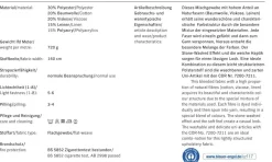 Ecksofa Sofagruppe Mell Lounge Stoff 9206 Braungrau Füße Schwarz mit Hocker