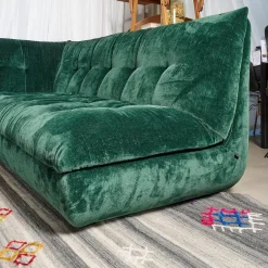 Ecksofa Soulmate Stoff Phil Dunkelgrün Mit Kissen Stoff Gray Dunkelgrün Und Phil Curry Orange Braun