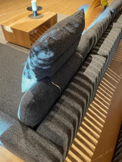 Ecksofa Spirit Stoff Prince BW-1781-191Anthrazit Metallfuß Matt Schwarz