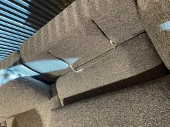 Ecksofa Spirit Stoff Prince BW-1781-191Anthrazit Metallfuß Matt Schwarz