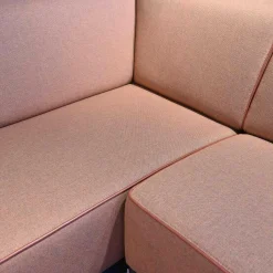 Ecksofa Stoff Kvadrat 6 Re-Wool 568 Grau