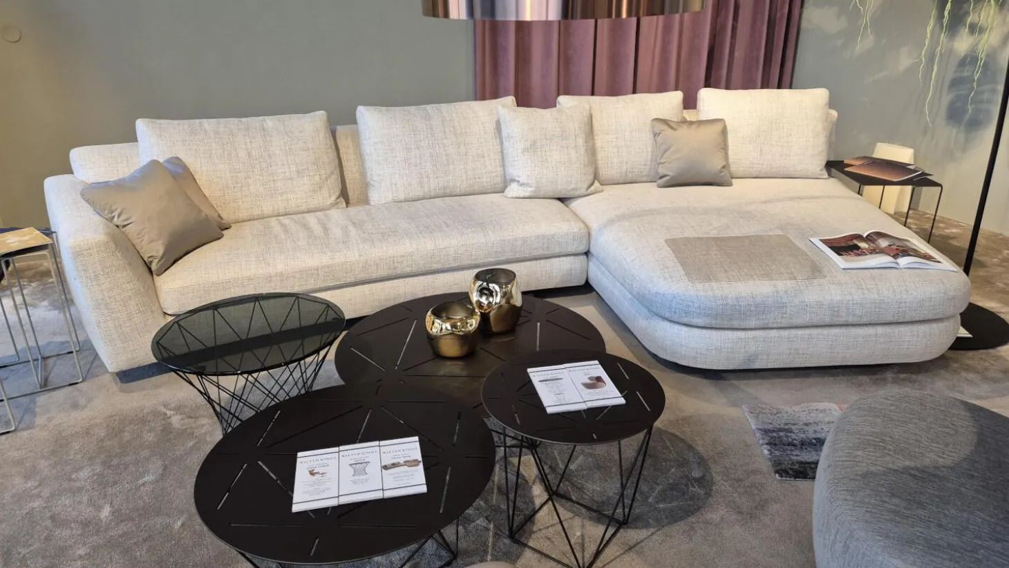 Ecksofa Tama Living Stoff 28 Pearl Beige