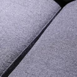 Ecksofa Toronto Stoff Angola 4 Grau Mit Kissen