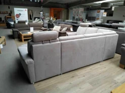 Ecksofa Triest Tahiti Stoff Holiday Alu mit 2 Kopfstütze