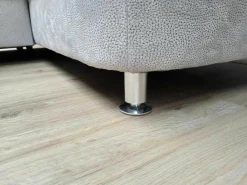 Ecksofa Triest Tahiti Stoff Holiday Alu mit 2 Kopfstütze