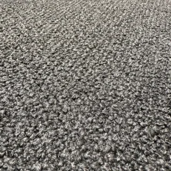 Ecksofa Turia Stoff Monza 84 Grau Füße Epoxy Lack Schwarz