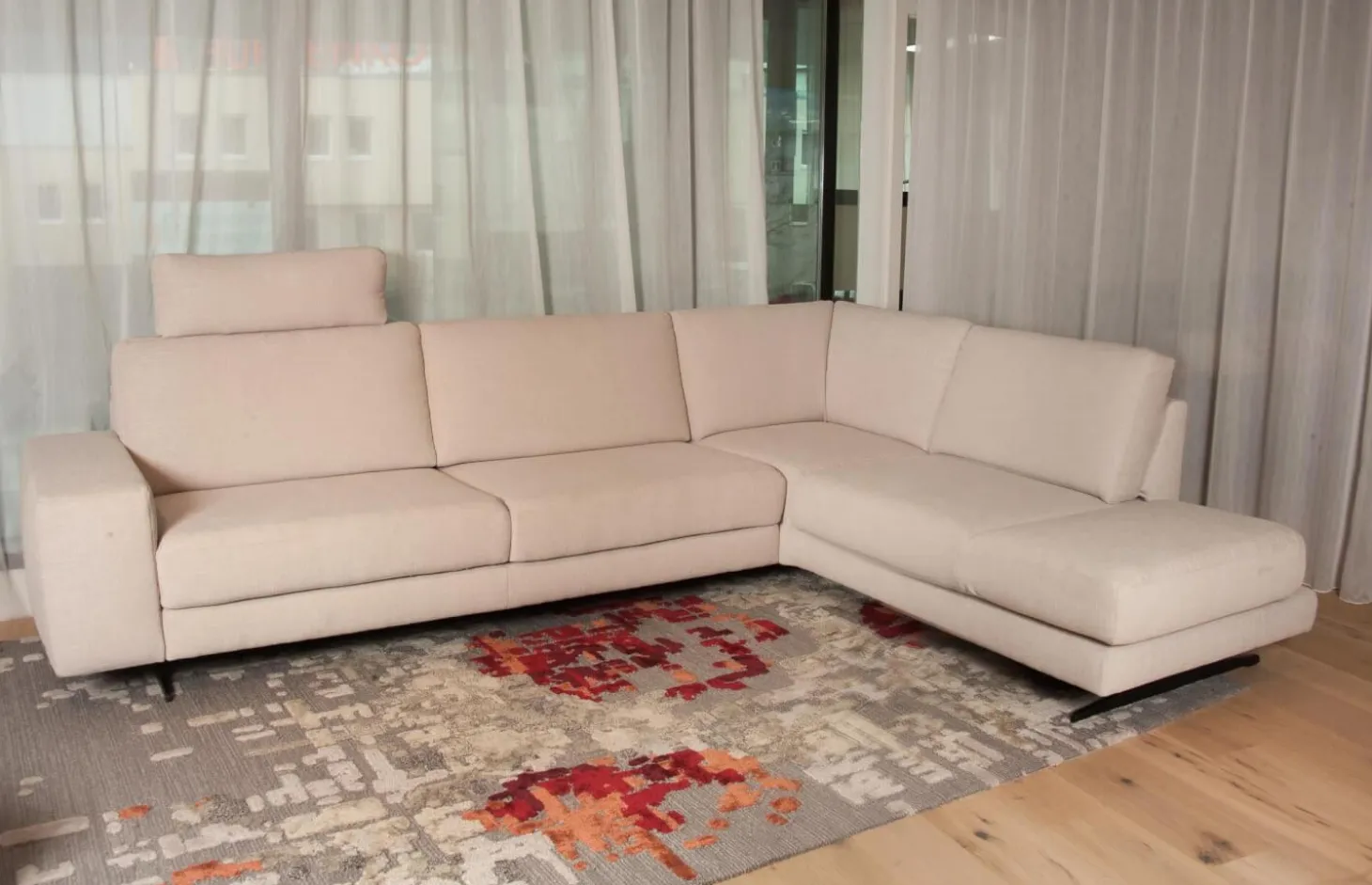 Ecksofa Upgrade Bezug Stoff 13 Aqua Clean 17 Schwertkufe Schwarz Matt