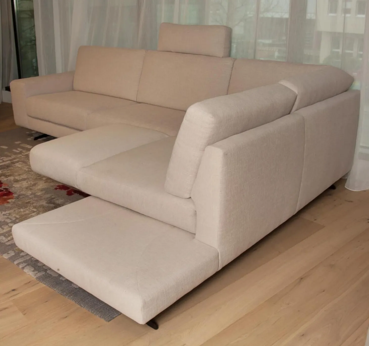 Ecksofa Upgrade Bezug Stoff 13 Aqua Clean 17 Schwertkufe Schwarz Matt