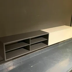 Edit Sideboard Hängend Mattlack Links Graphite Rechts Light Grey Grau