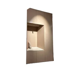 Einbauschrank Cabin Lack Basis Matt Rosenholz Innen Melamin Dunkelgrau