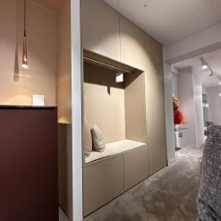 Einbauschrank Cabin Lack Basis Matt Rosenholz Innen Melamin Dunkelgrau