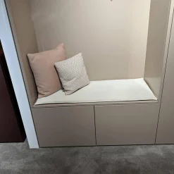 Einbauschrank Cabin Lack Basis Matt Rosenholz Innen Melamin Dunkelgrau