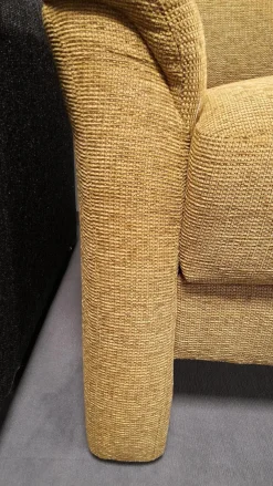 Einzelsofa 50000 Stoff Lime Green Gelb mit manueller Sitztiefenverstellung