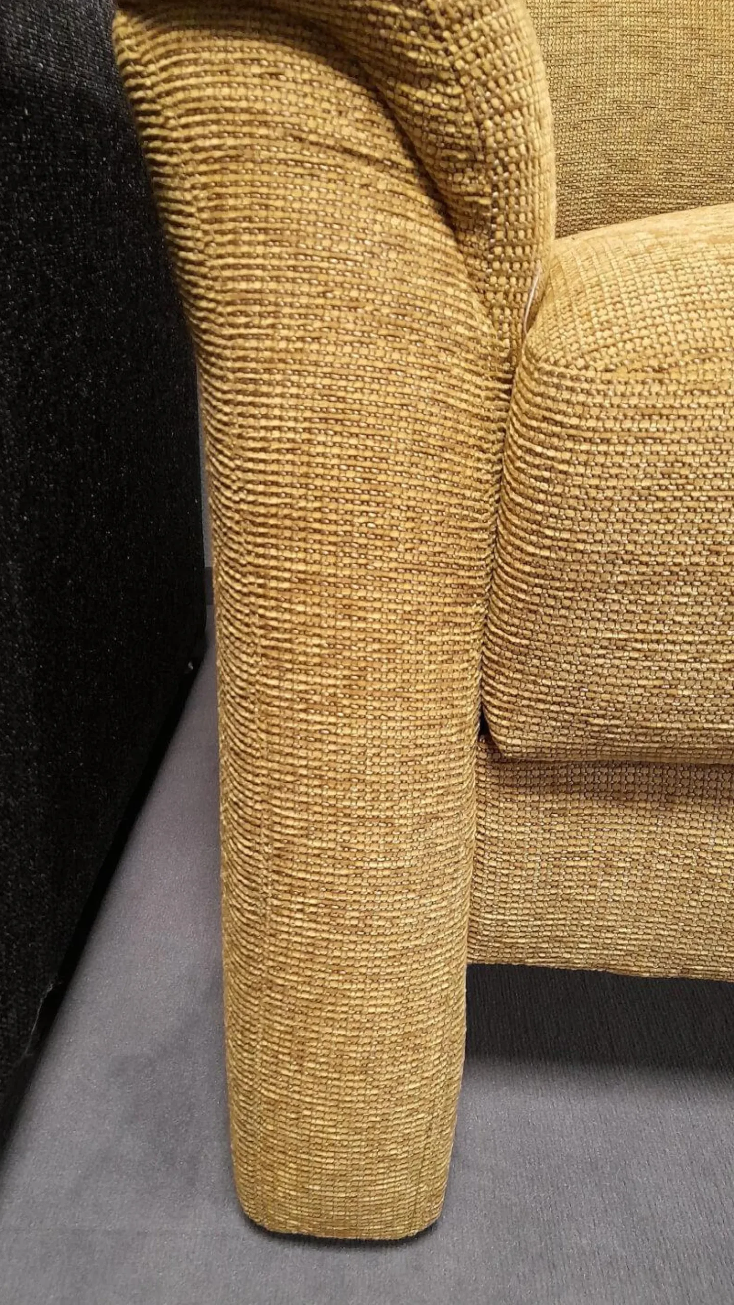 Einzelsofa 50000 Stoff Lime Green Gelb mit manueller Sitztiefenverstellung